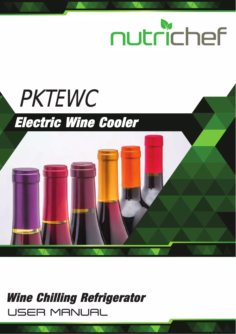 Page 1 of the manual User Manual Nutrichef PKTEWC160