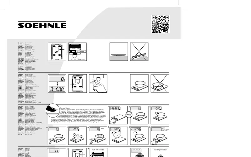 Page 1 de la notice Manuel utilisateur Soehnle Hungry