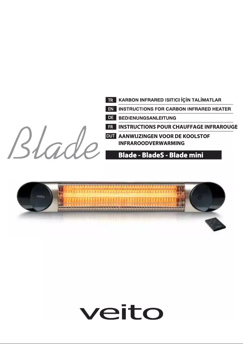 Page 1 of the manual User Manual Veito Blade S2500