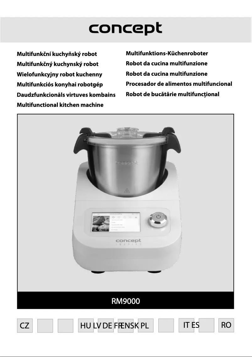 First page image of the manual for RM9000