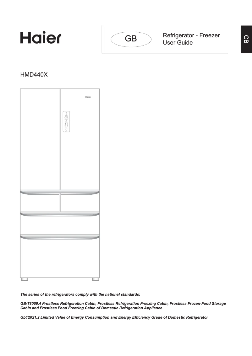 First page image of the manual for HMD440X