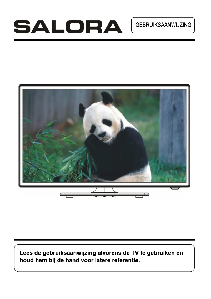 Page 1 of the manual User Manual Salora 24LED2605D