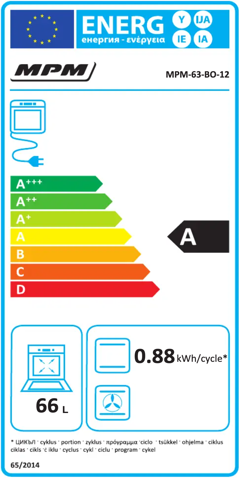 Page 1 of the manual User Manual MPM MPM-63-BO-12