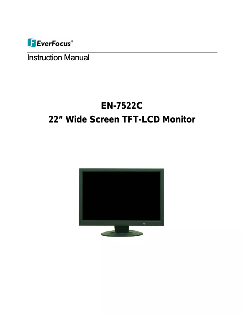 First page image of the manual for EN-7522C