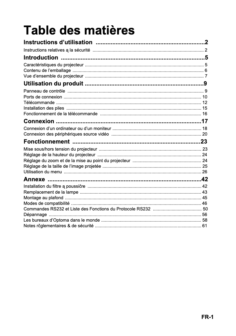 First page image of the manual for DX330