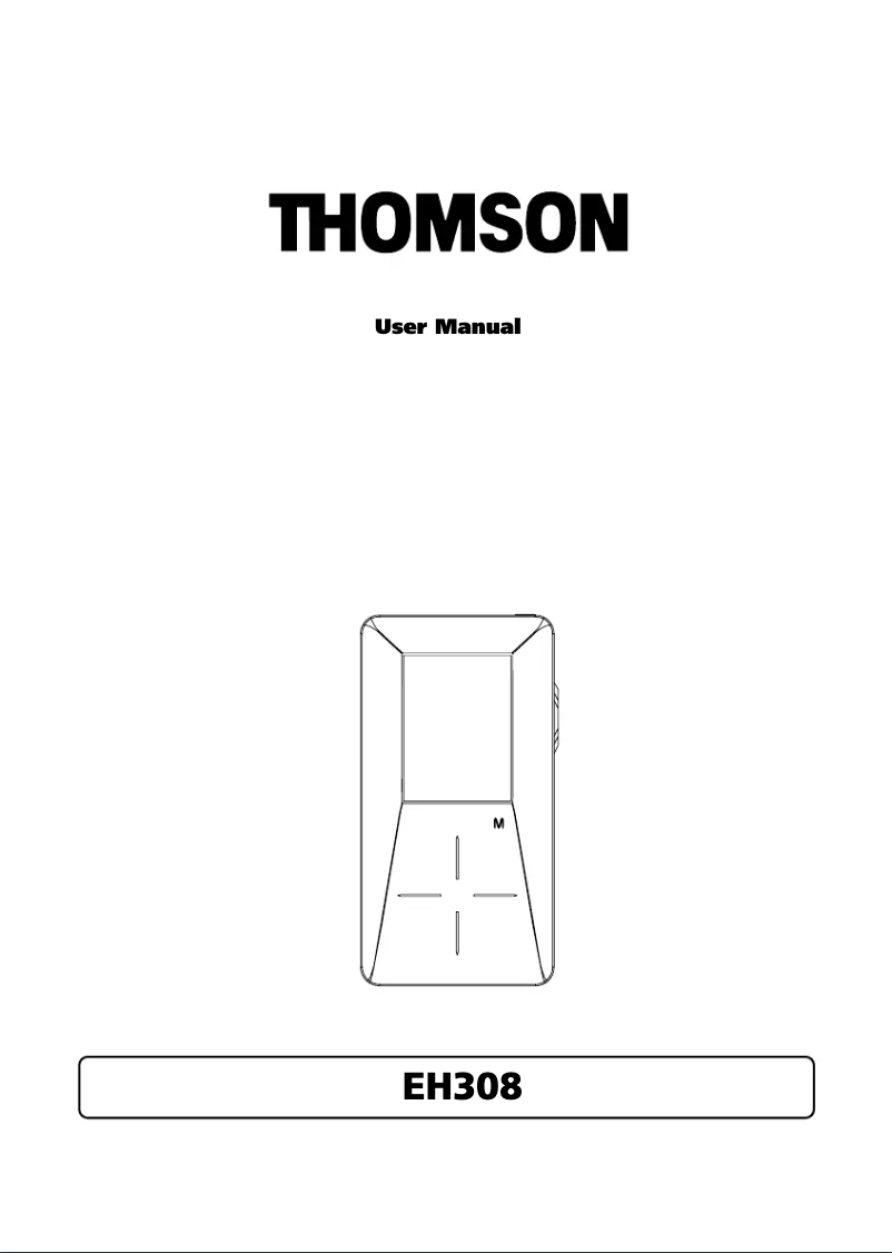 Page 1 of the manual User Manual Thomson EH308