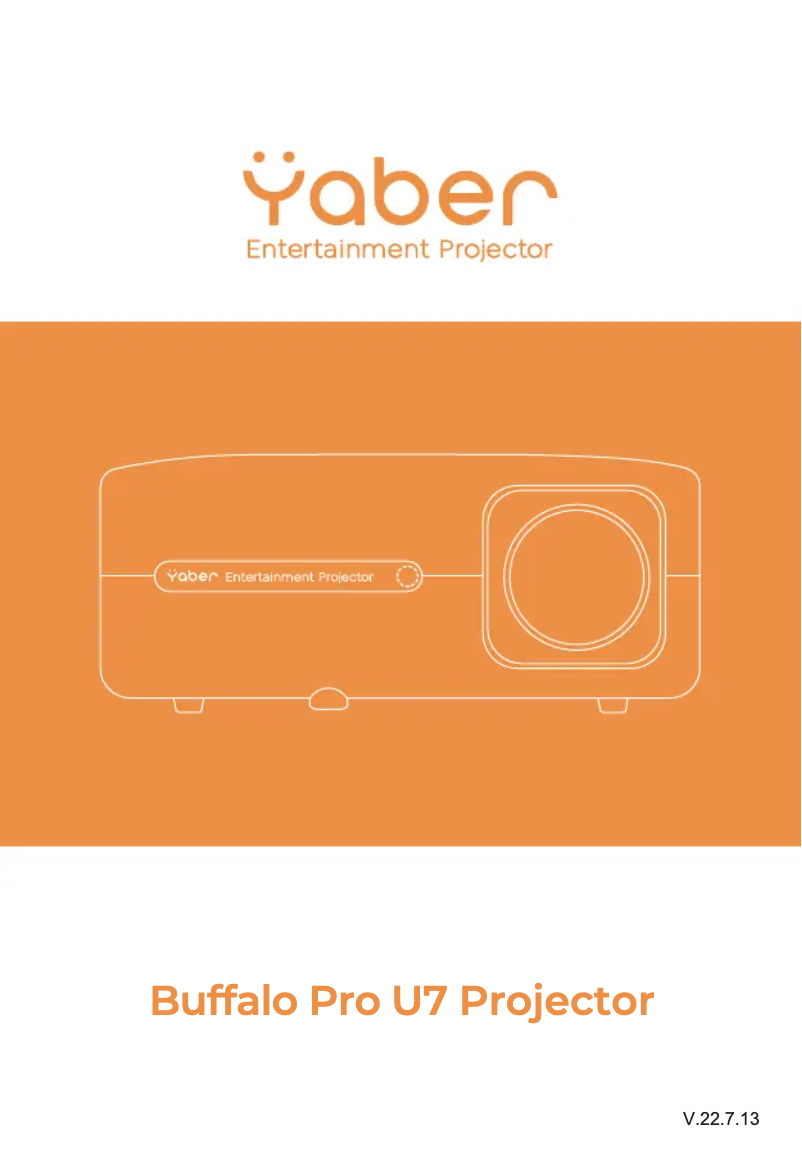 Page 1 of the manual User Manual Yaber Pro U7