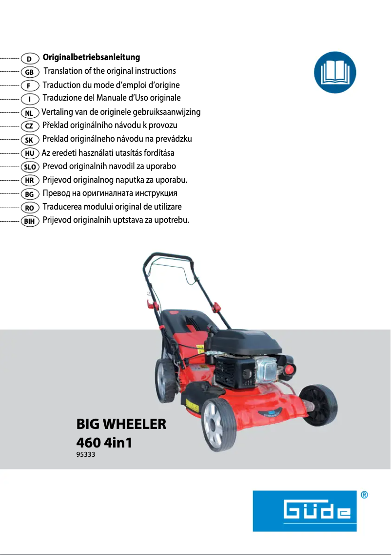 First page image of the manual for 95333