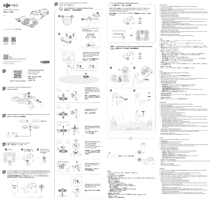 Page 1 of the manual User Manual DJI Neo