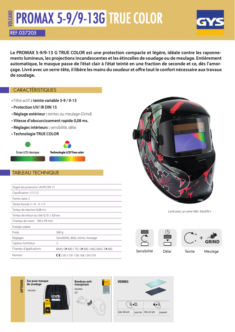 First page image of the manual for Promax 9-13 G Volcano
