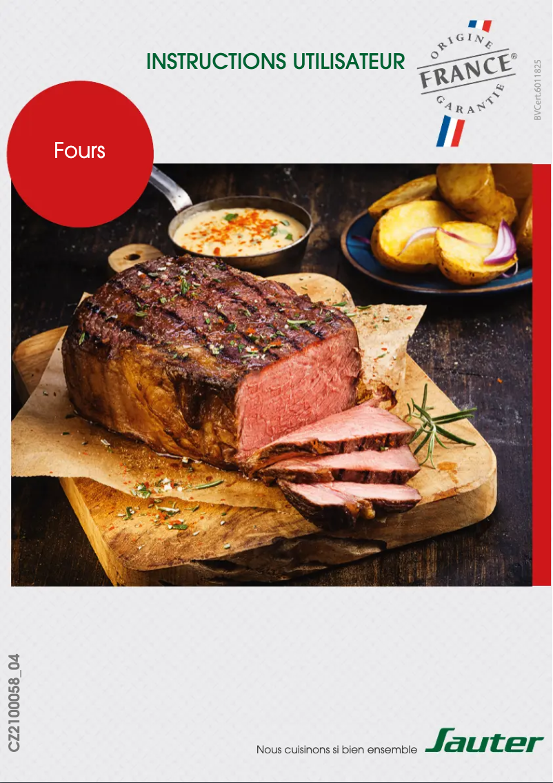 First page image of the manual for SOP2412B