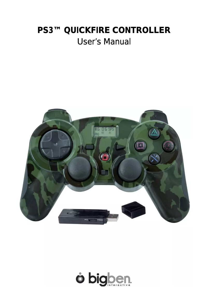 Page 1 de la notice Manuel utilisateur Big Ben QuickFire Destruction Pad