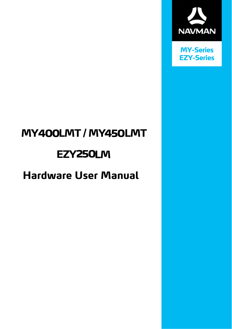First page image of the manual for MY450LMT