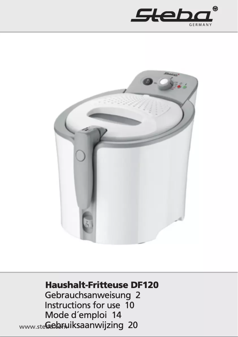 First page image of the manual for DF 120