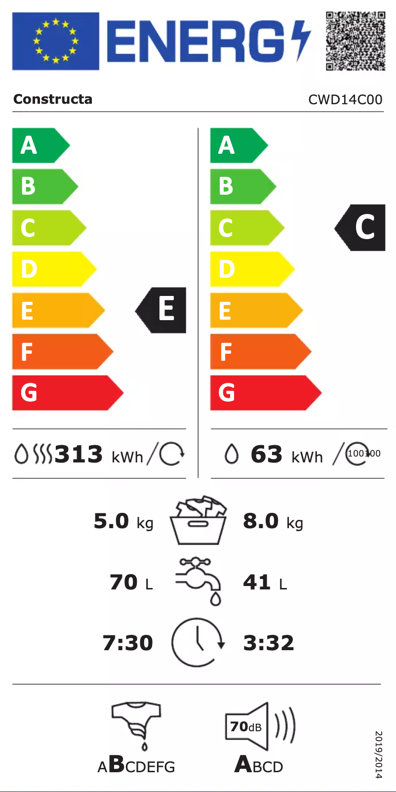 First page image of the manual for CWD14C00