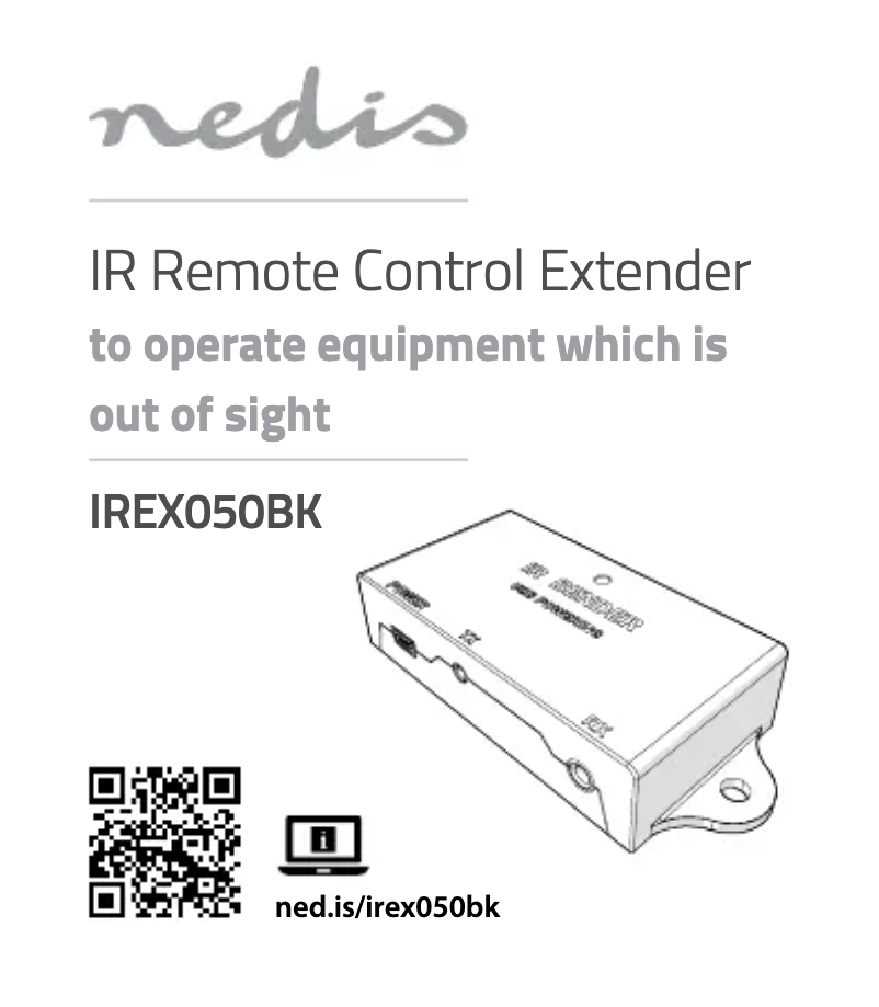 First page image of the manual for IREX050BK