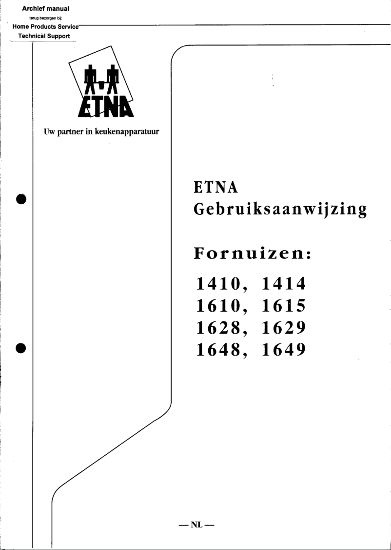 First page image of the manual for 1628