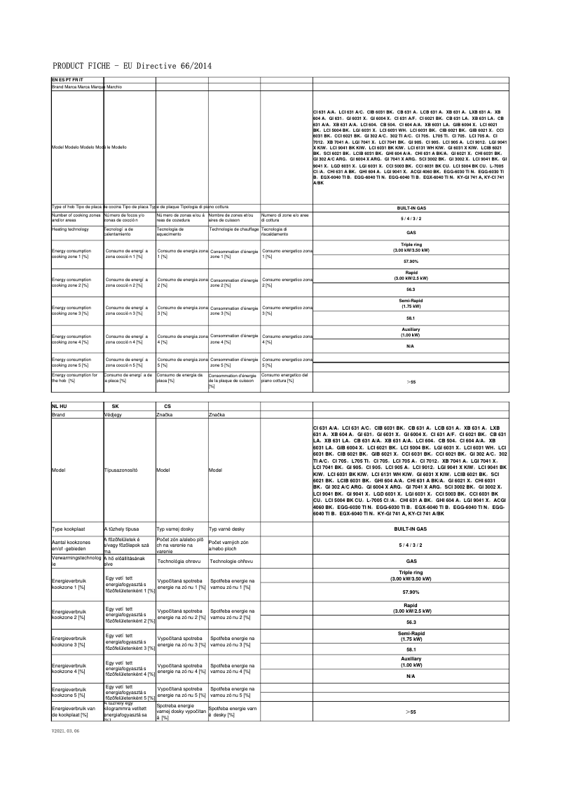First page image of the manual for LGI 9041 X