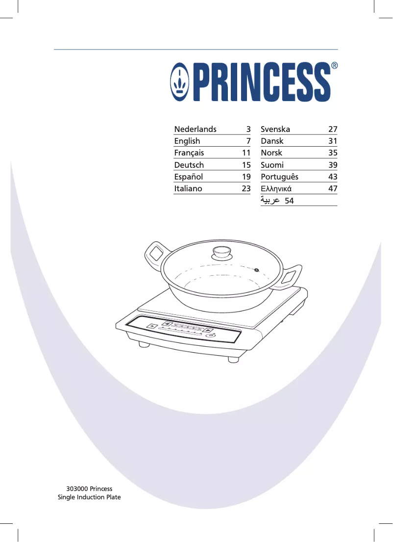 Page 1 of the manual User Manual Princess 303000