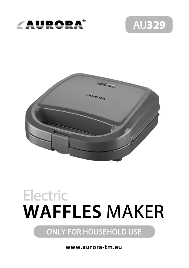 First page image of the manual for AU329