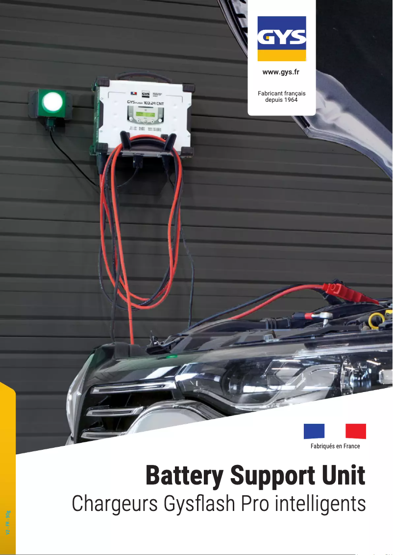 First page image of the manual for Gysflash 103.12 CNT FV