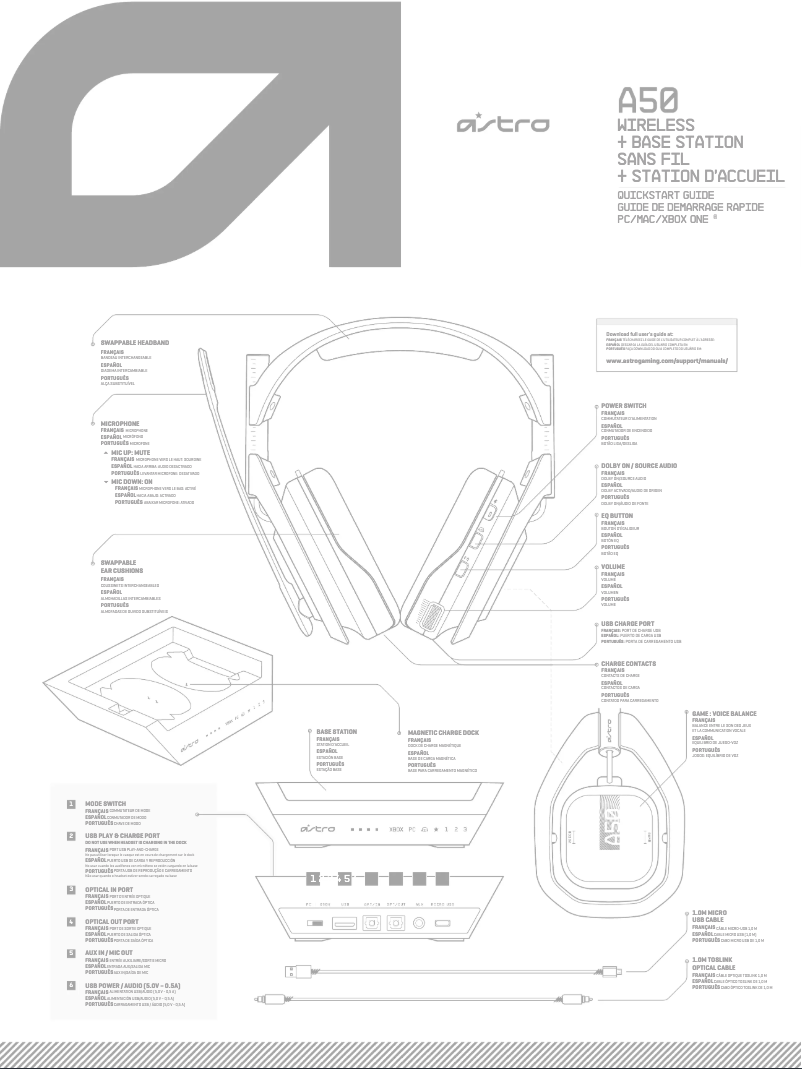 First page image of the manual for A50 Wireless