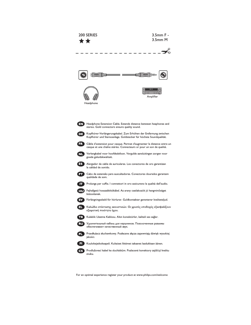 First page image of the manual for SWA4531S