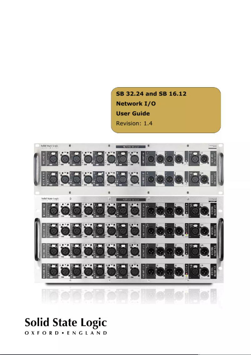 First page image of the manual for SB 32.24