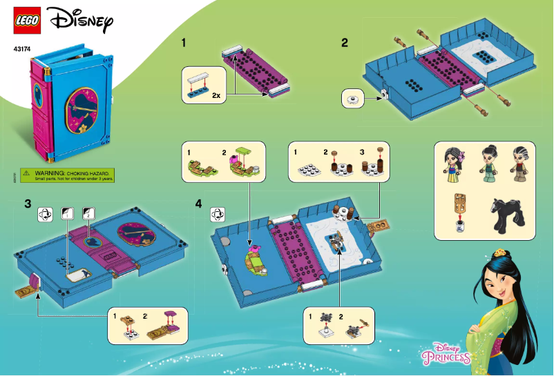 Page 1 of the manual User Manual Lego Disney 43174