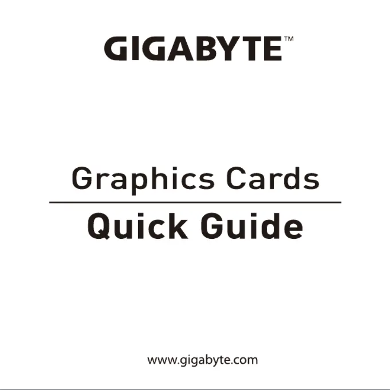 Page 1 of the manual User Manual Gigabyte GeForce RTX 2070 SUPER WINDFORCE 8G