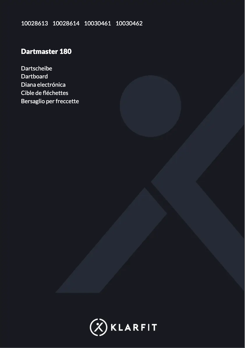 First page image of the manual for Dartchamp