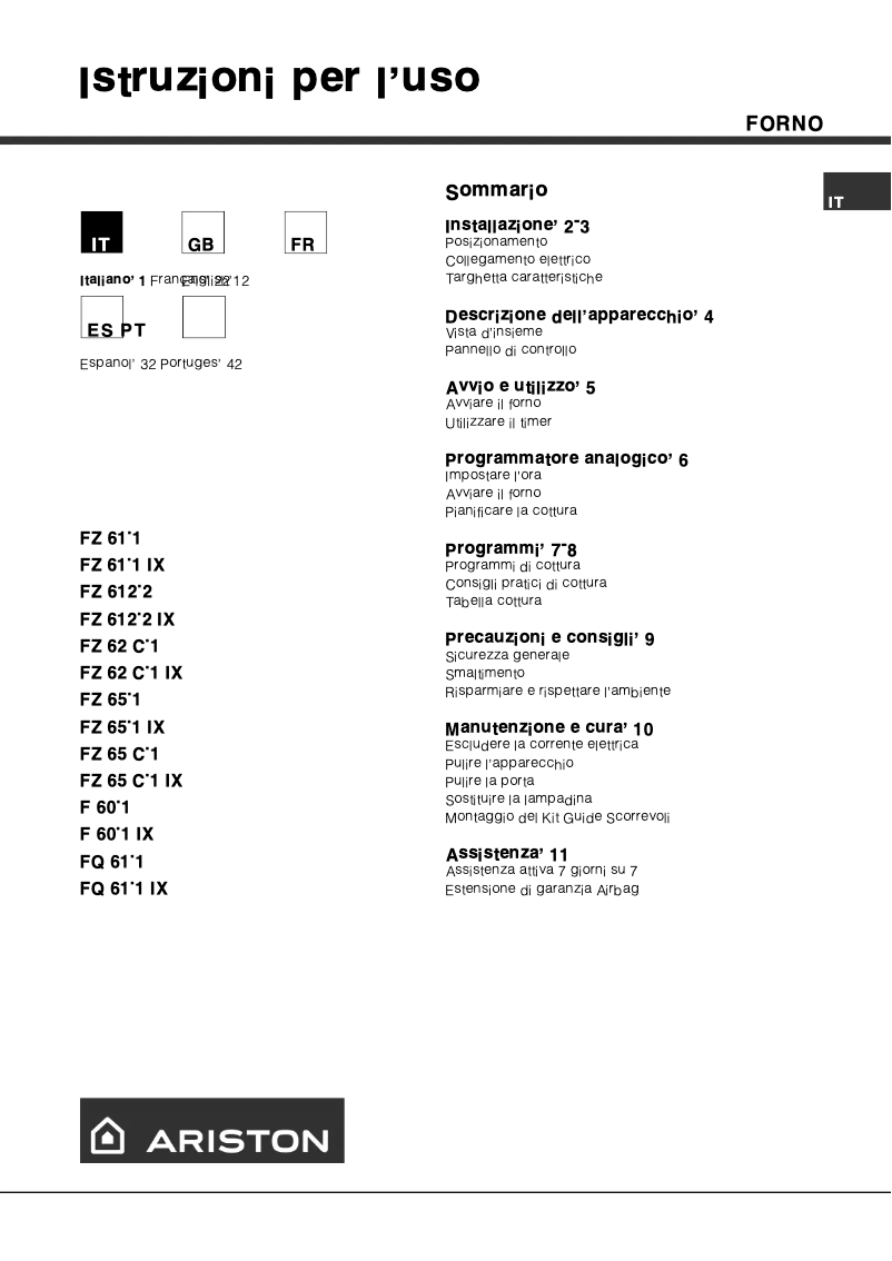 First page image of the manual for FZ 65 C.1