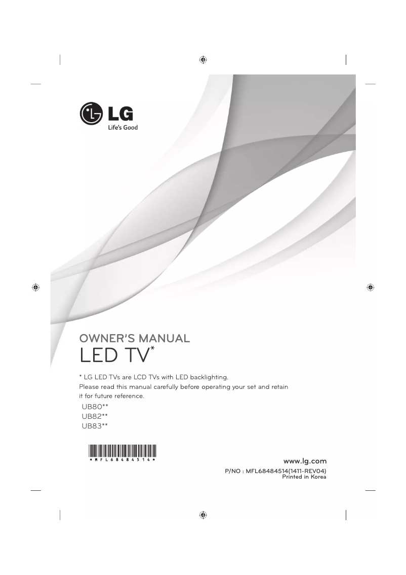 First page image of the manual for UF6959