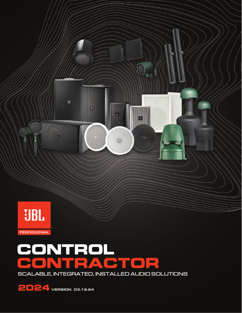 First page image of the manual for Control 19CS