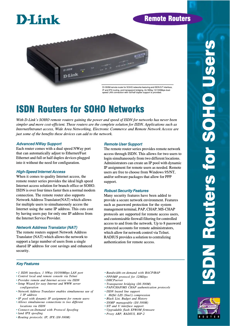 First page image of the manual for DI-300M