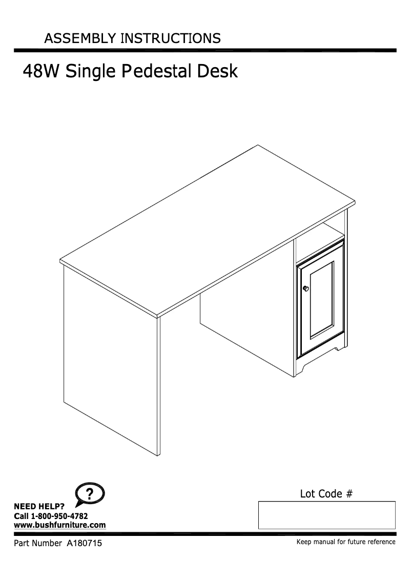 First page image of the manual for Cabot WC31823-03