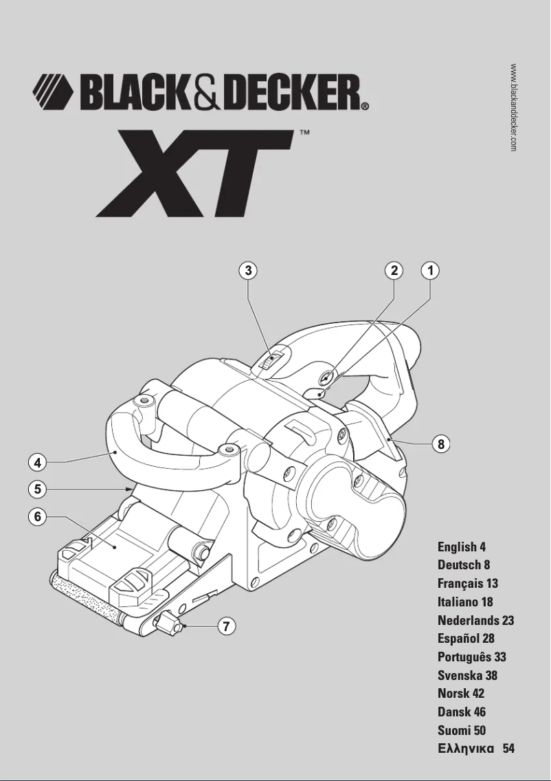 Page 1 of the manual User Manual Black & Decker XTA80E