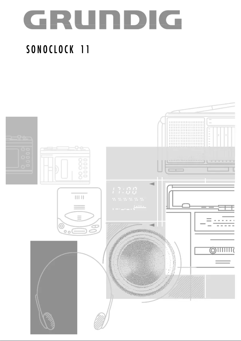 Page 1 of the manual User Manual Grundig Sonoclock 11