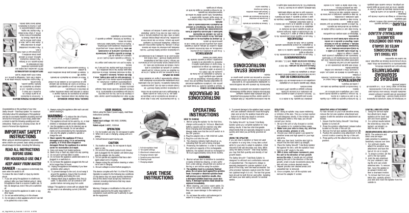 Page 1 of the manual User Manual Conair E2