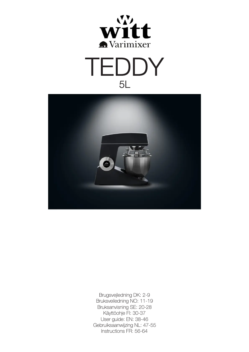 Page 1 of the manual User Manual Witt Teddy 5L