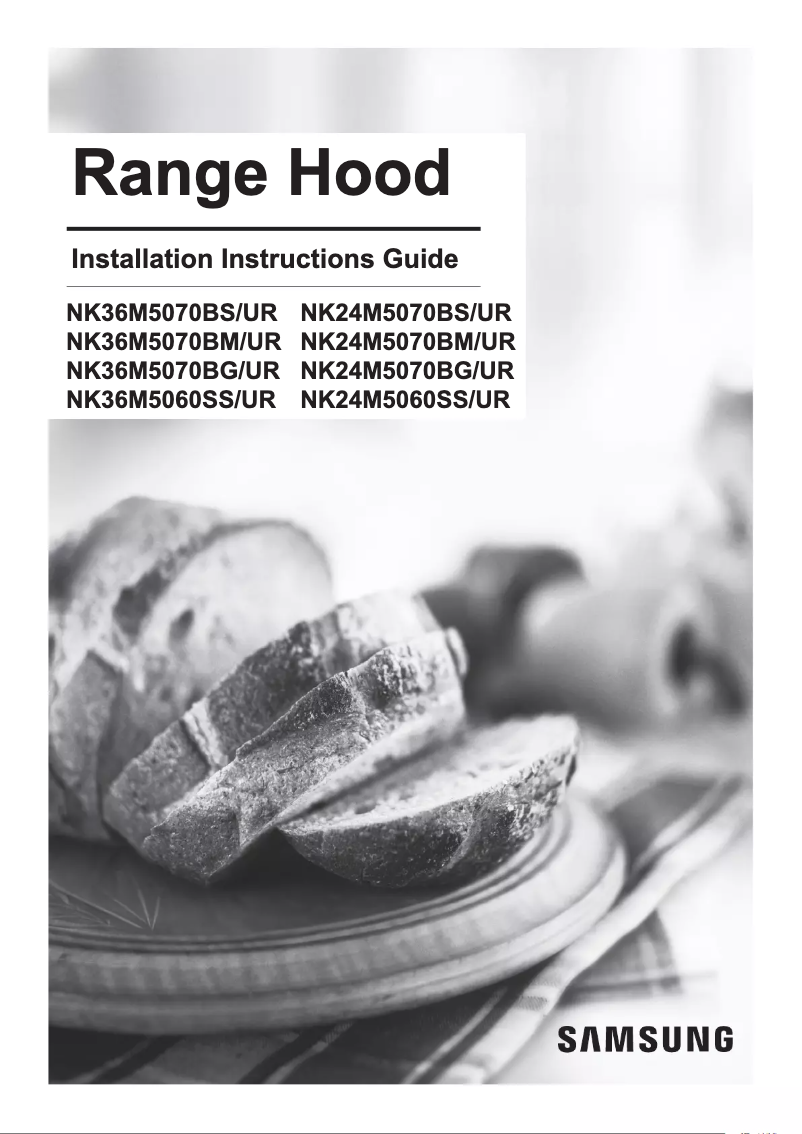 Page 1 of the manual User Manual Samsung NK24M5070BS