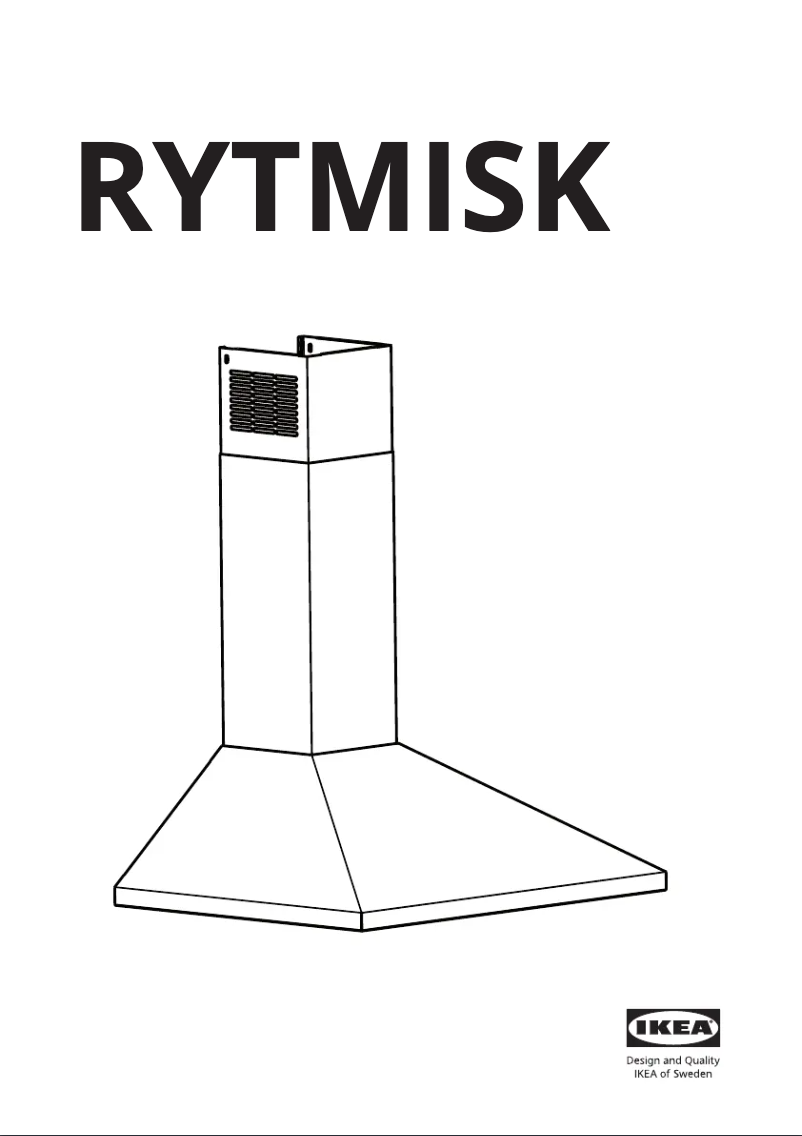 First page image of the manual for RYTMISK 205.558.95