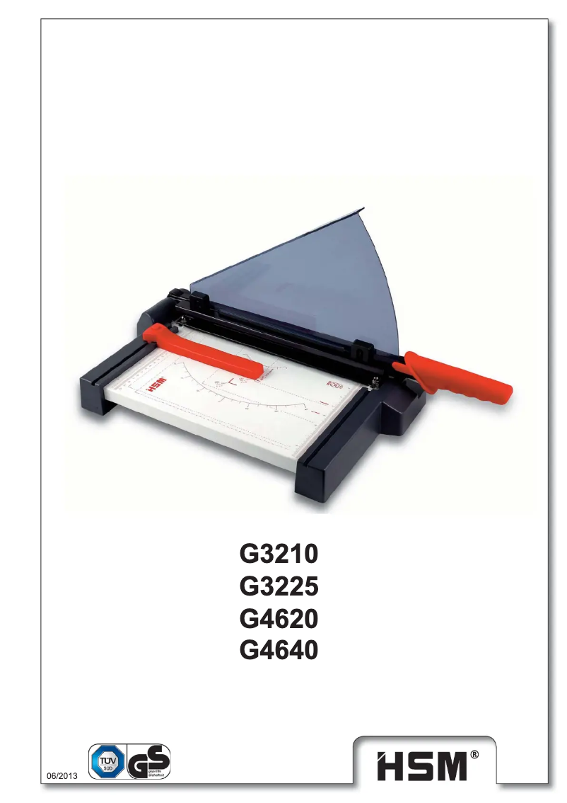 First page image of the manual for G4640