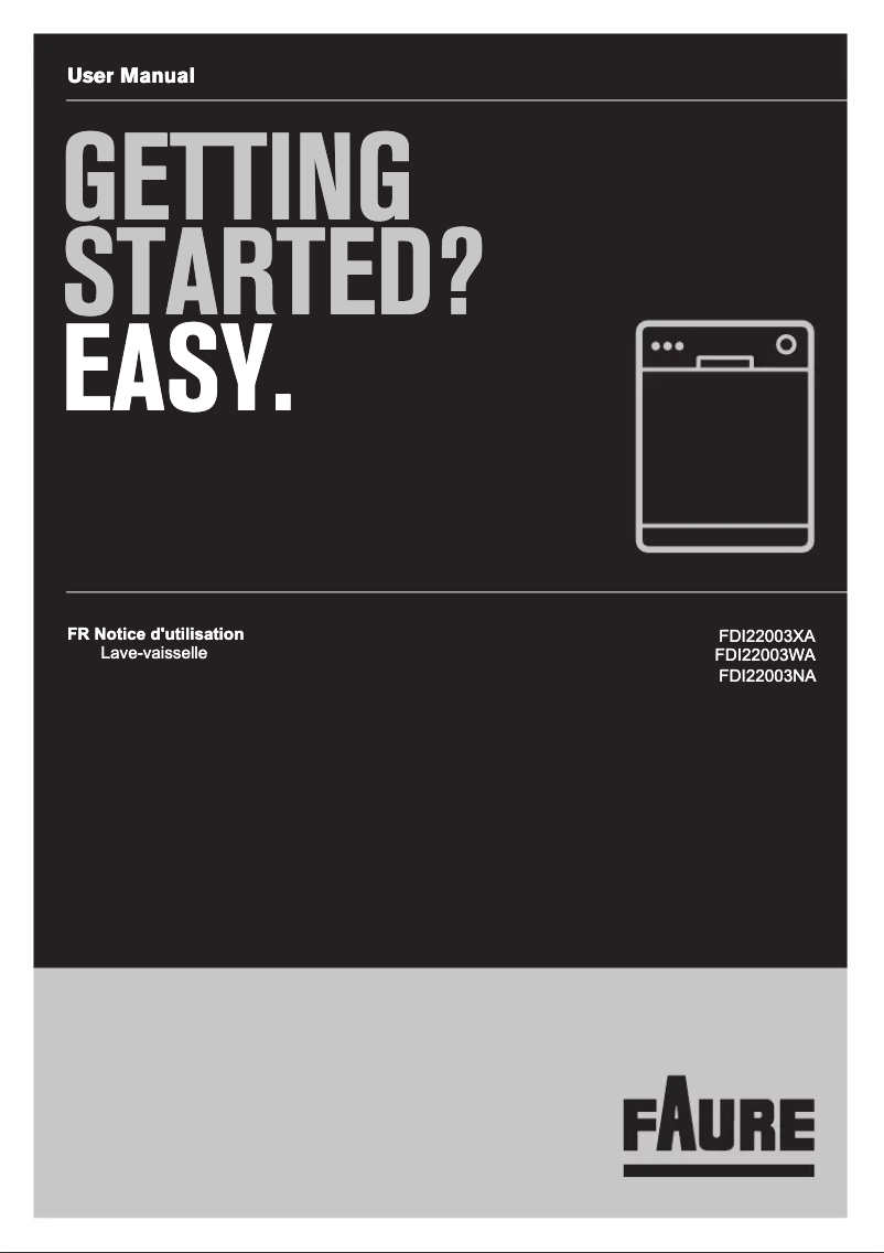 Page 1 of the manual User Manual Faure FDI22003NA