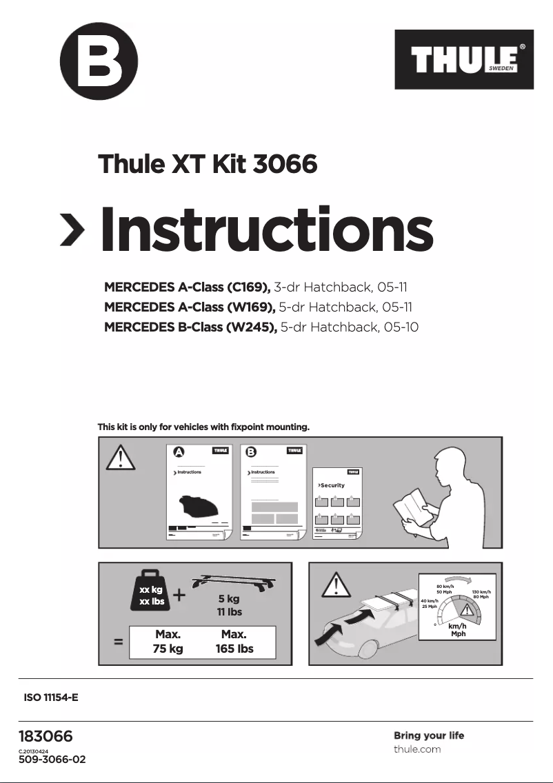 First page image of the manual for XT Kit 3066