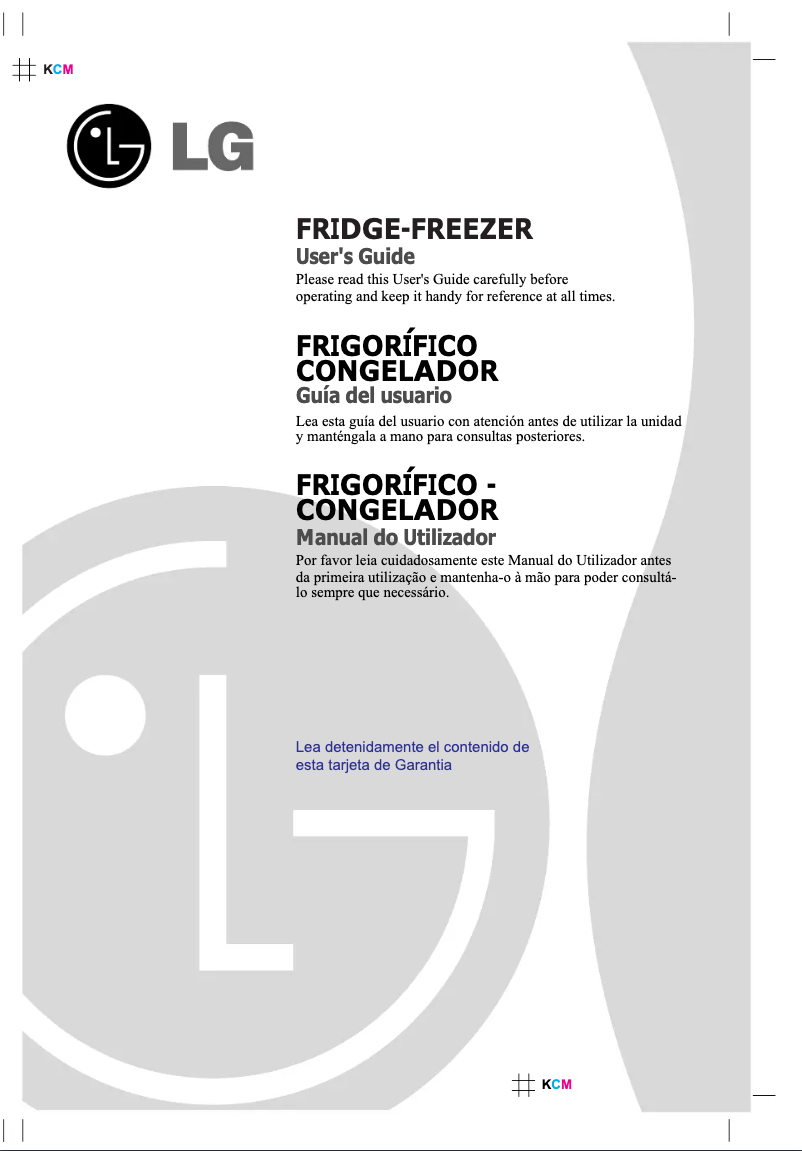 Page 1 of the manual User Manual LG GR4194EN