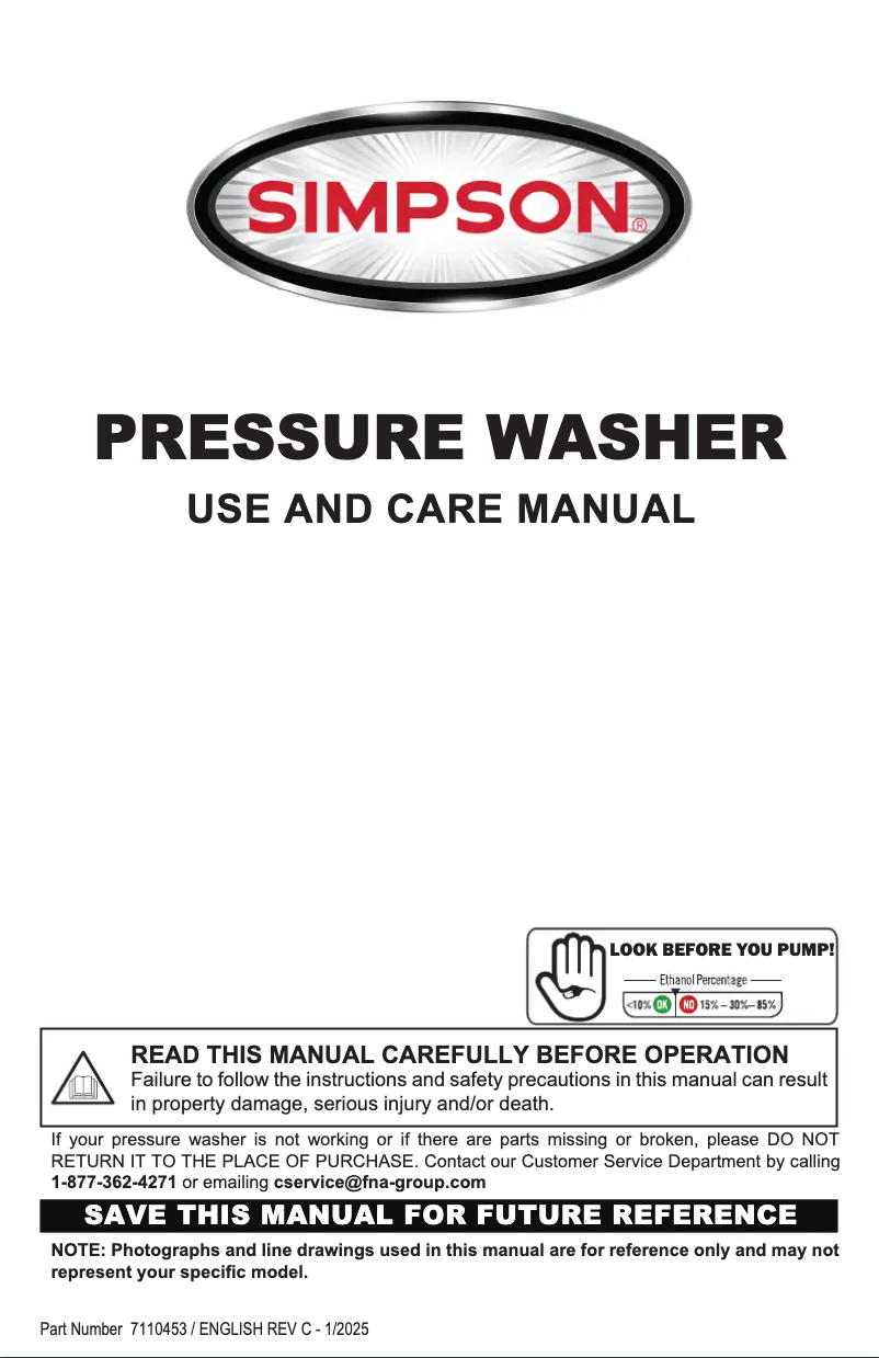 First page image of the manual for CM61227-S