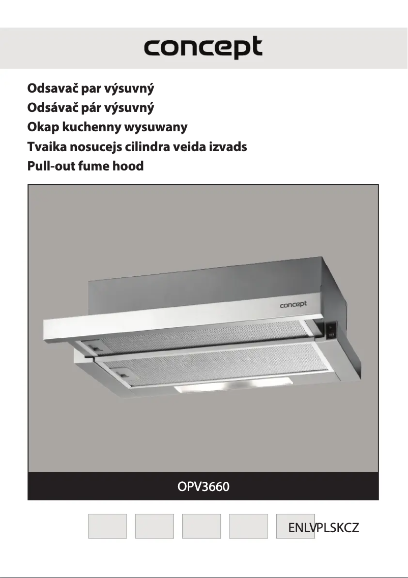 Page 1 of the manual User Manual Concept OPV3660