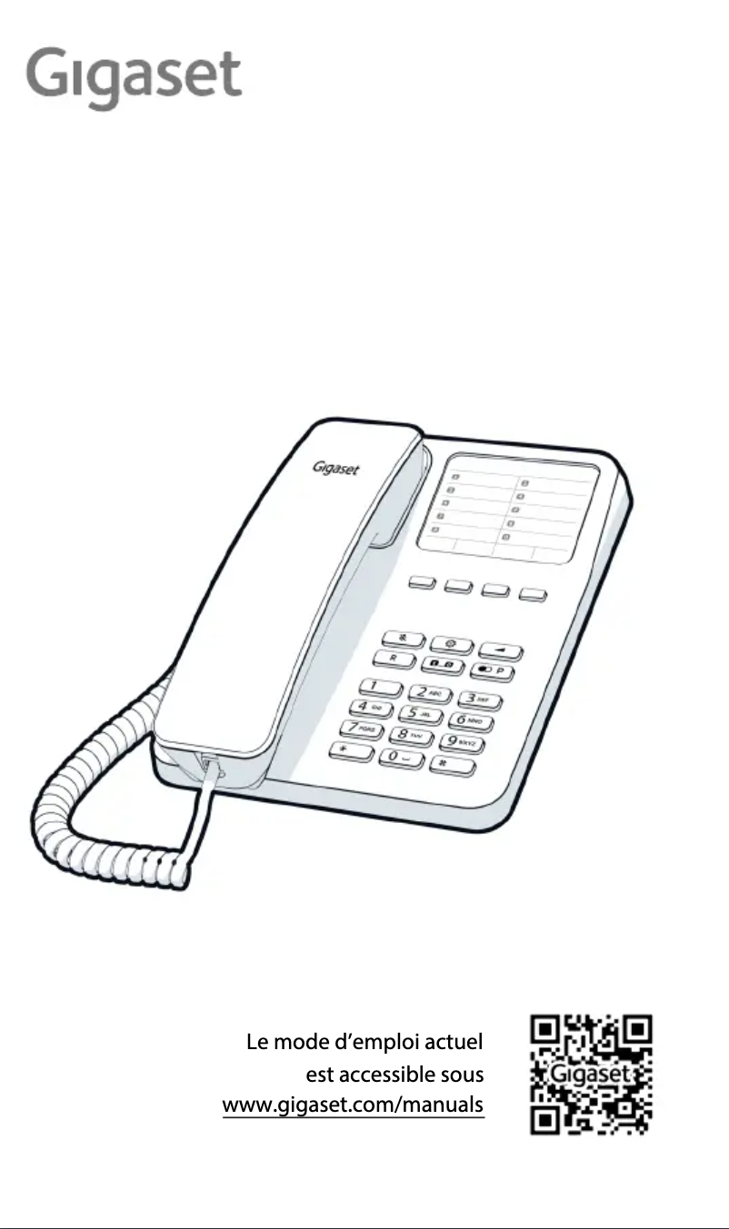 Page 1 of the manual User Manual Gigaset DESK 400