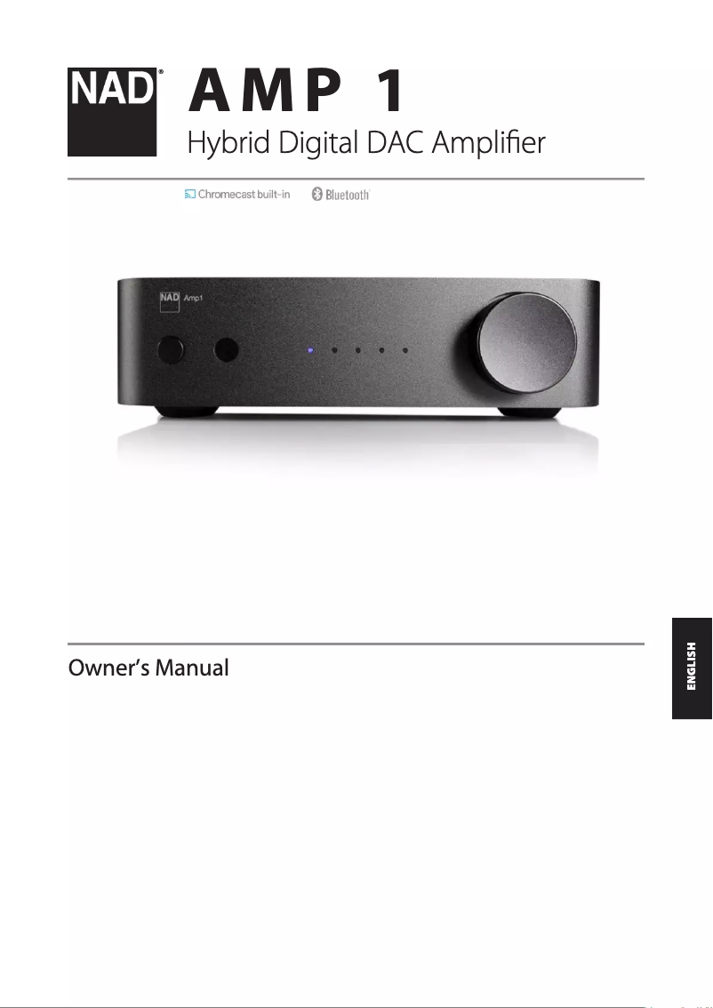 First page image of the manual for AMP1